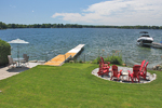 Severn Muskoka Cottage rentals  Orkney Beach 1 on McPhee Bay Lake Simcoe Cottage taken from the dock